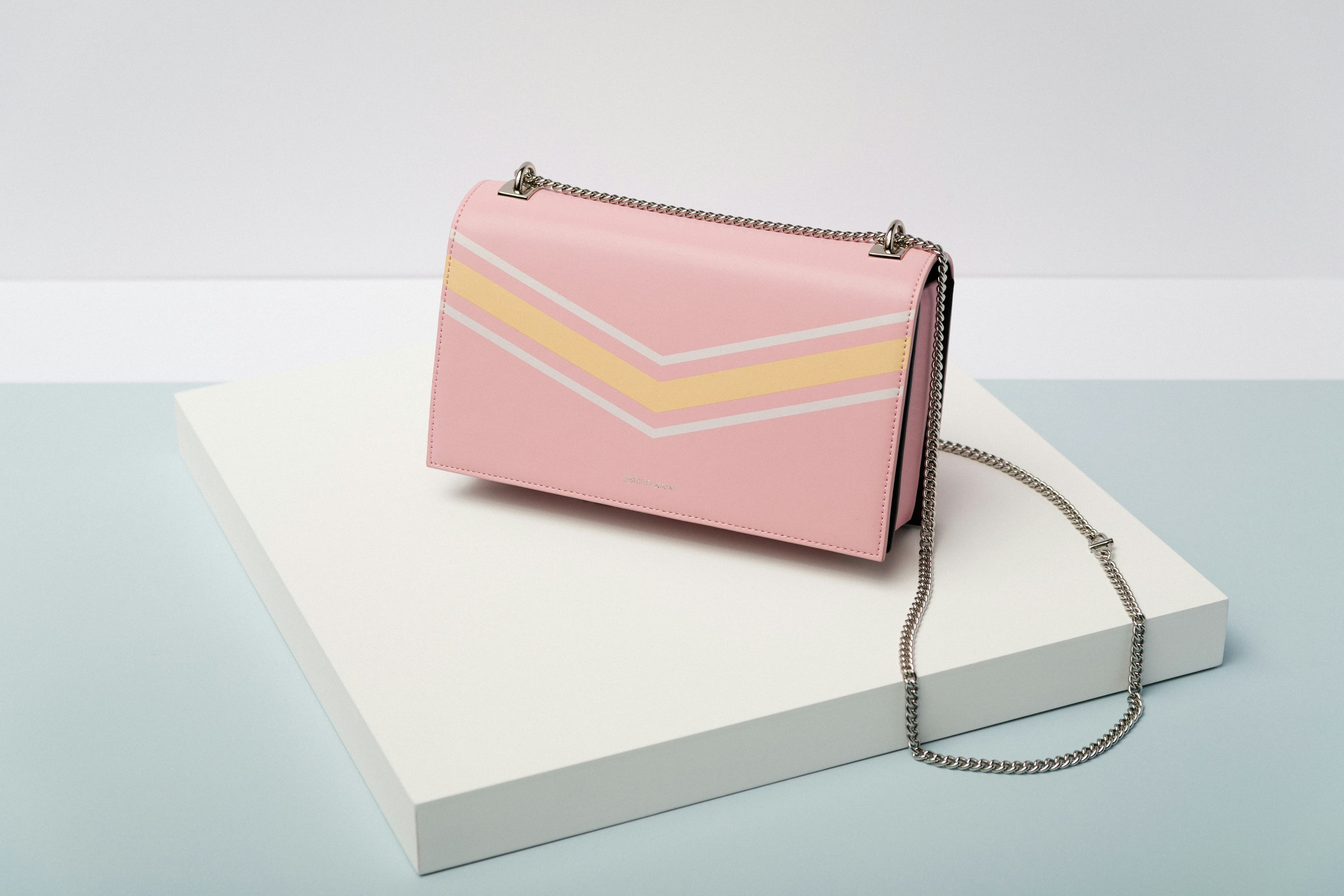 Small velvet clutch bag